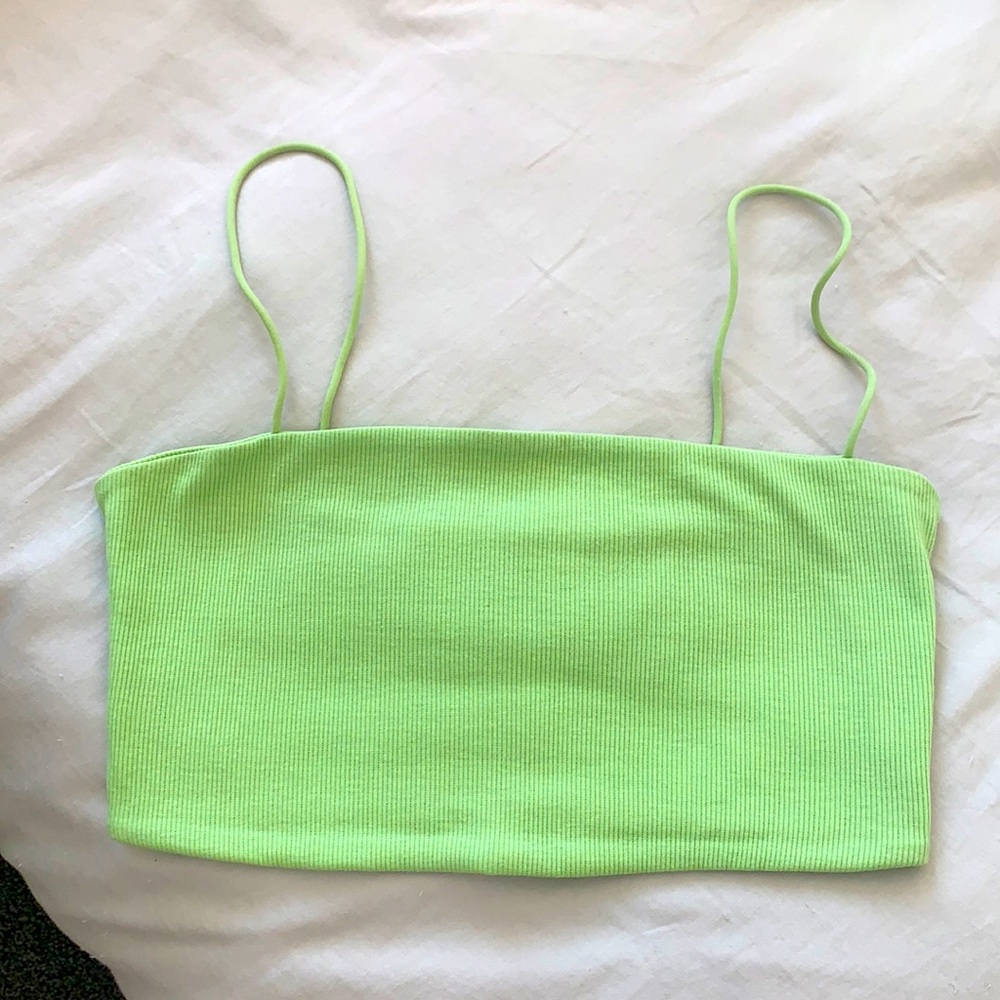 BRANDY MELVILLE Crop Top Lime XS